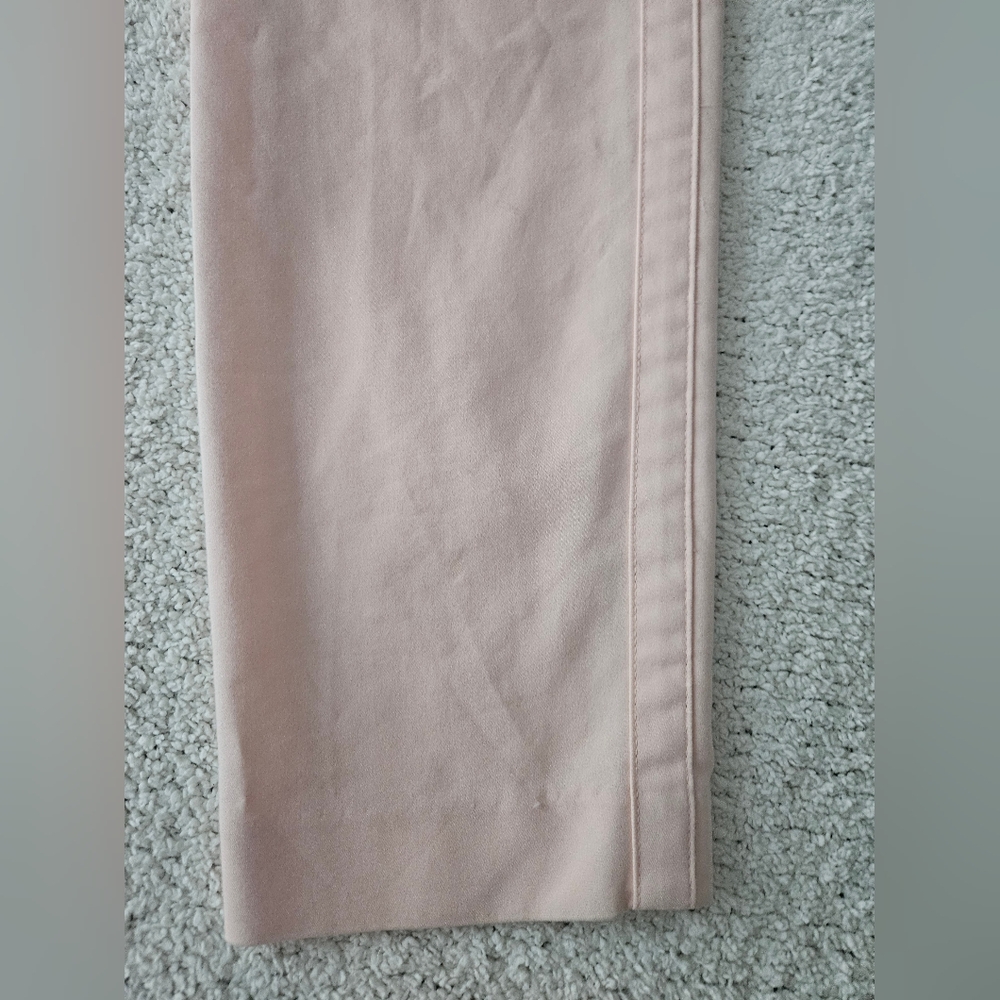 KARL LAGERFELD PARIS Blush Pink Cropped Trousers | SZ 6 - Picture 8 of 11